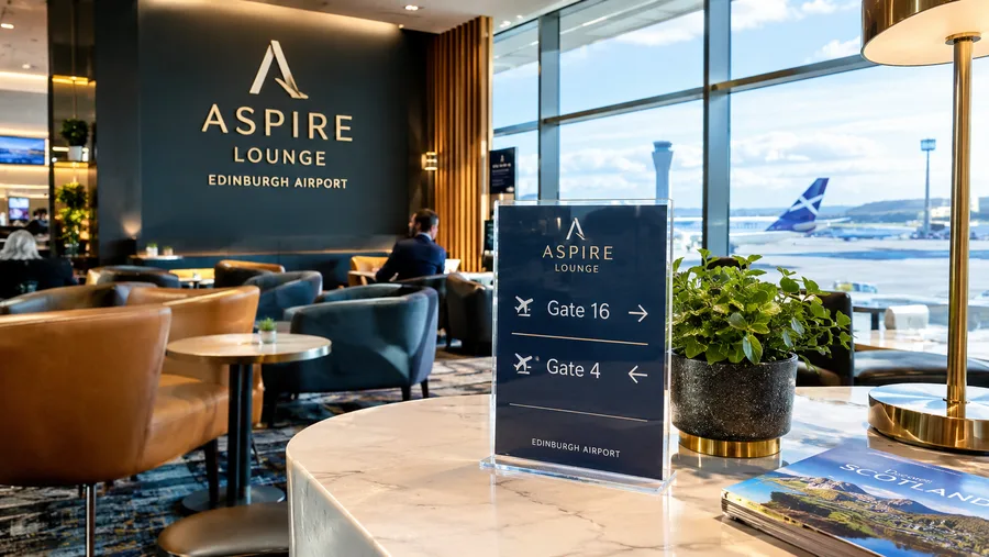 Aspire Lounge Edinburgh Airport: Gate 16 and Gate 4 Guide