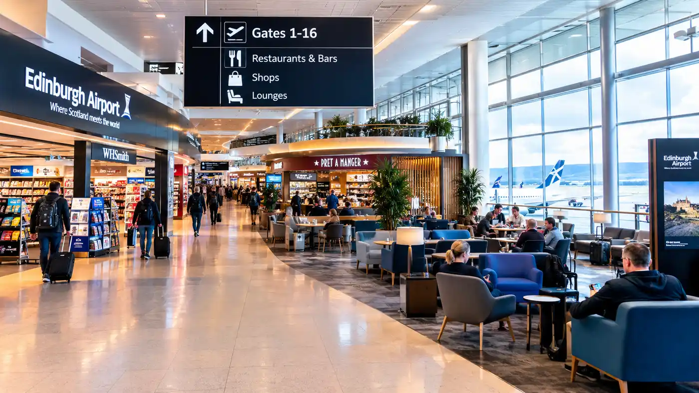 Edinburgh Airport Terminal Amenities: Shops, Dining and Facilities